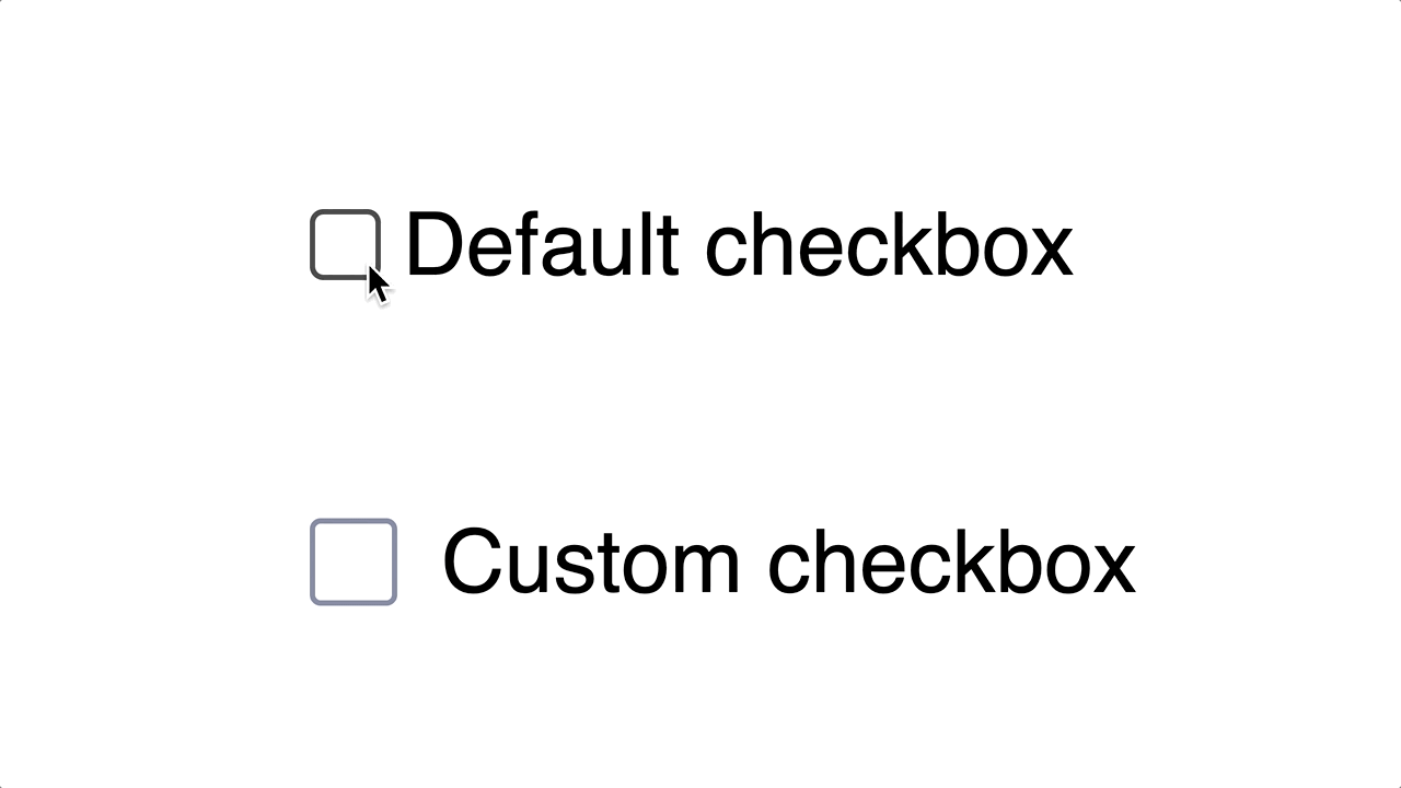 Custom Checkbox